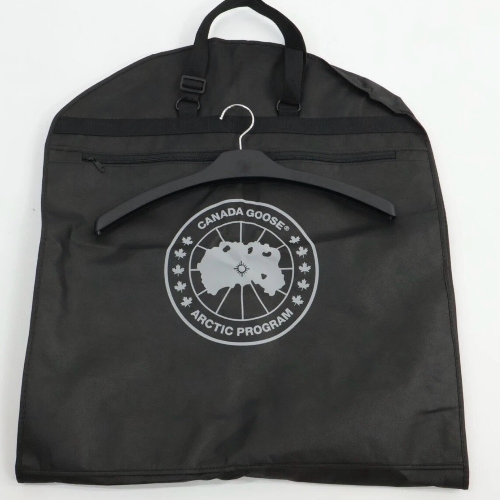 Canada Goose Men's Dark Jacket with Fur Trim - Picture 8 of 8